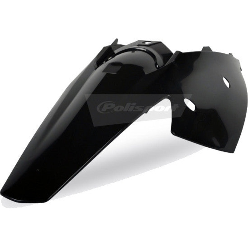 POLISPORT REAR FENDER W/PANEL BLACK 8561300001