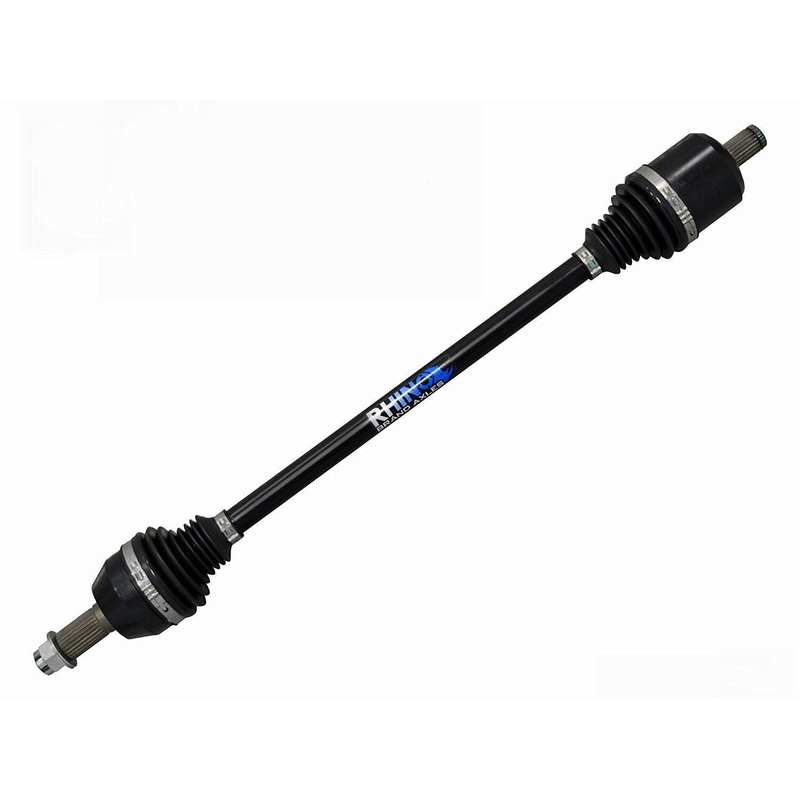 SuperATV Rhino Heavy Duty Stock Length Front Axle for Polaris RZR S 800 / 4 800