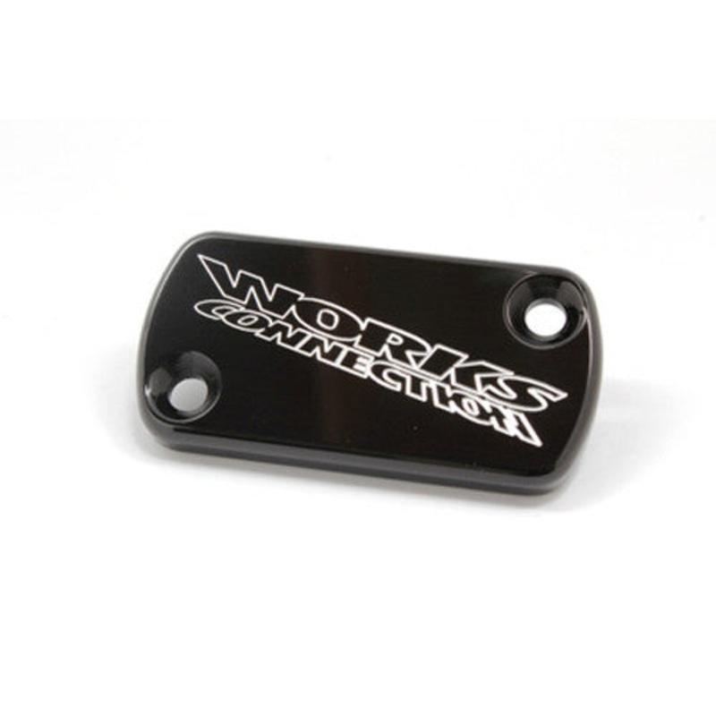 WORKS BILLET FRONT BRAKE COVER BLK RM/KX 21-115