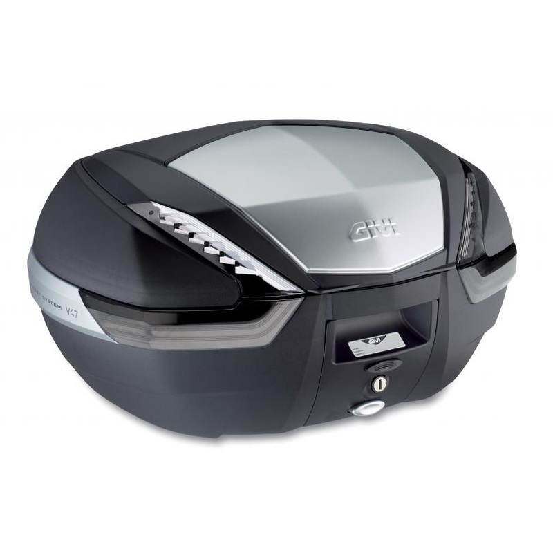 Givi Monokey Top Case V47NT 47L - Black/Alloy/Tech
