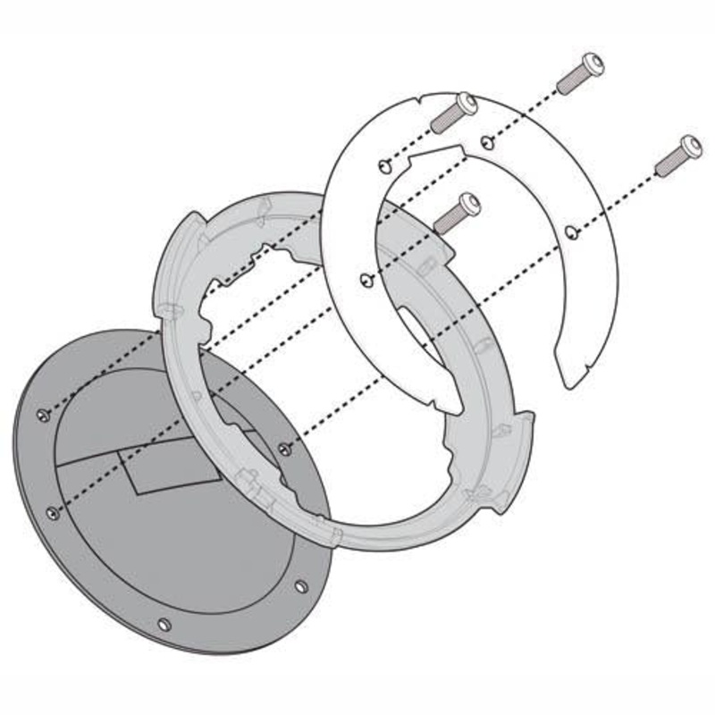 Givi Tanklock Flange Svartpilen 701 '20>
