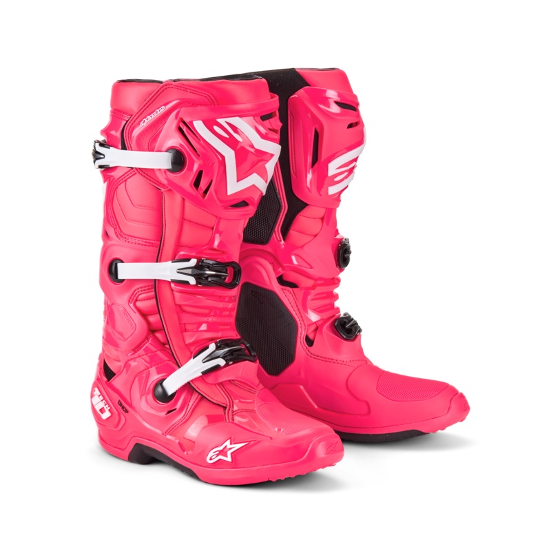 Alpinestars Tech 10 Boots - Diva Pink/White