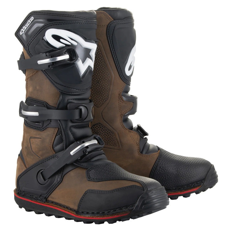 Alpinestars Tech T Trials Boots - Brown Oil