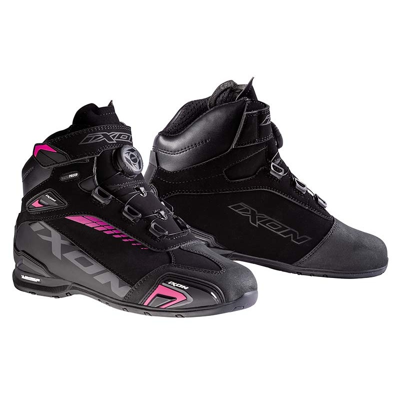 Ixon Bull Waterproof Lady Boots - Black/Fushia