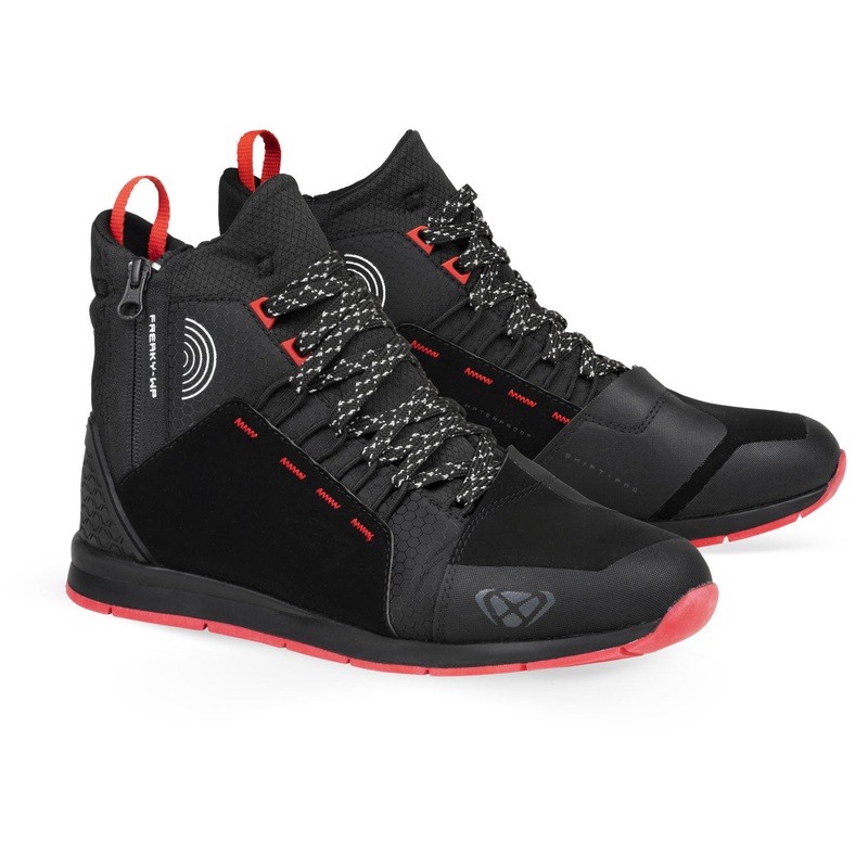 Ixon Freaky Waterproof Boots - Black/Red/White