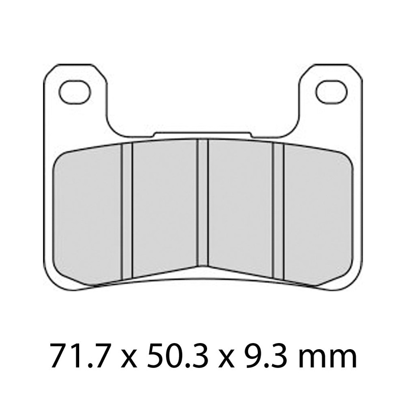 FERODO Race Brake Disc Pad Set - FDB2204 ZRAC